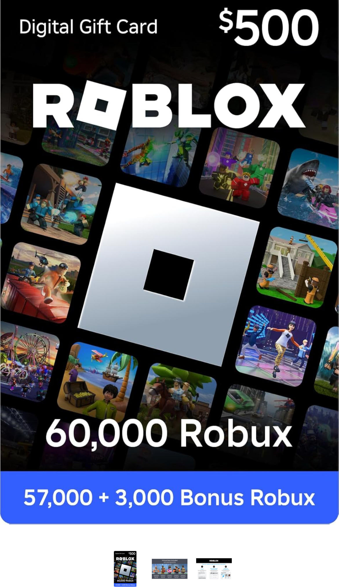 Most expensive Roblox Digital Gift Card